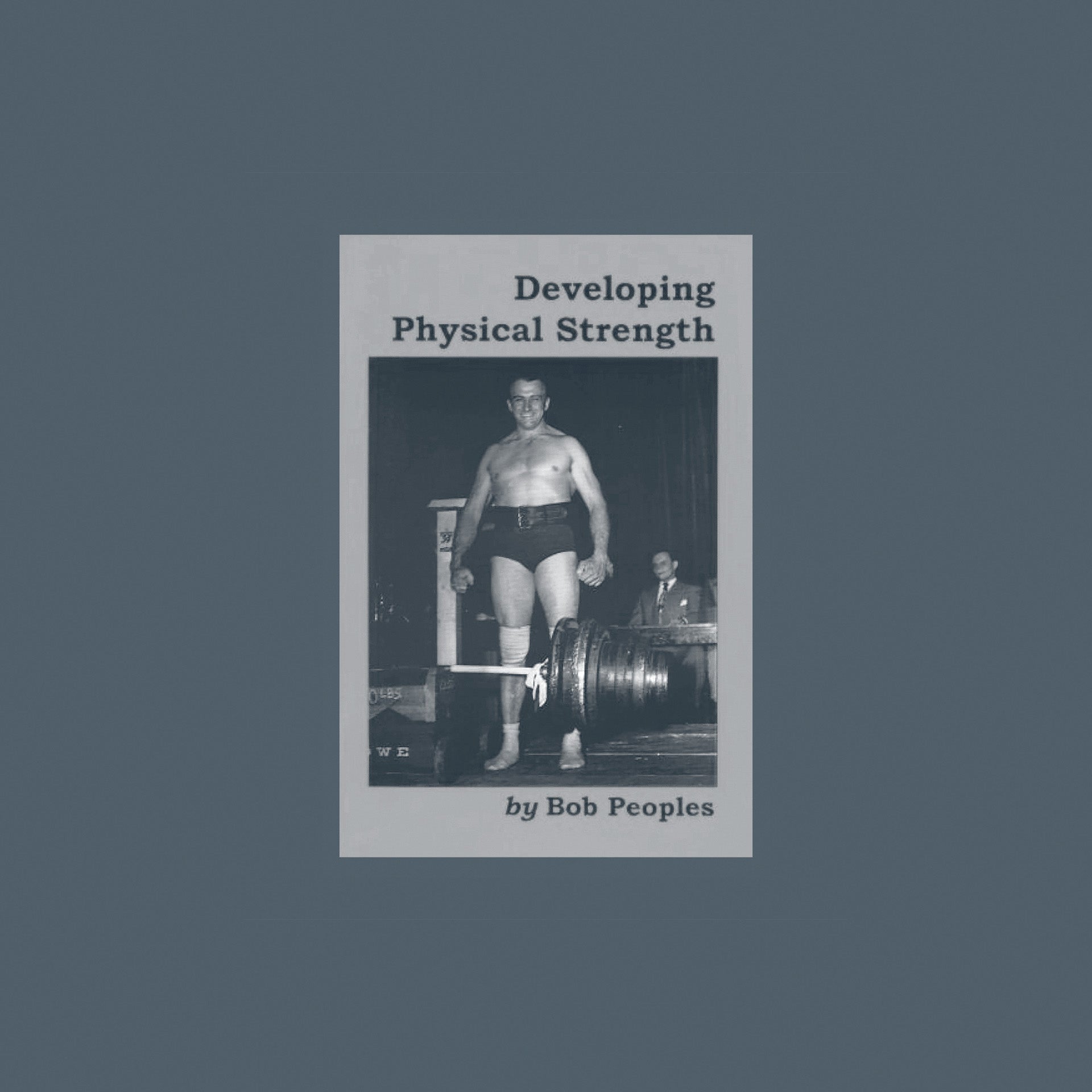 Old Training Books - Bob Peoples - Verse Fitness