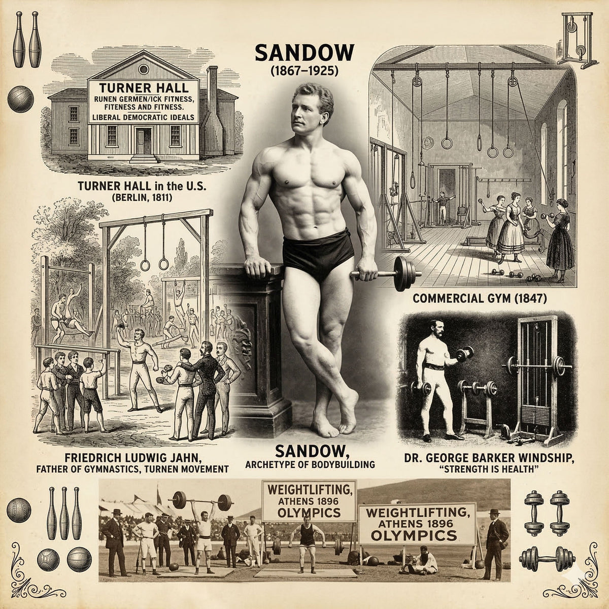 HISTORY OF THE GYM (PART 2)—The Fall of Rome to 1900