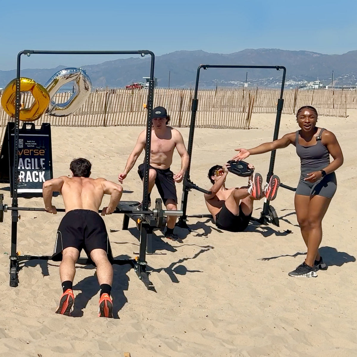 2-MINUTE BEACH HIIT WORKOUT with Kelsey