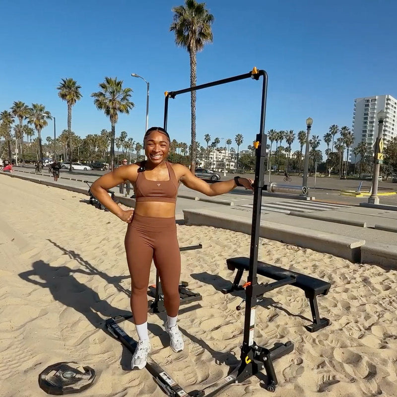 STRONG LEGS FAST: Beach Workout with Kelsey