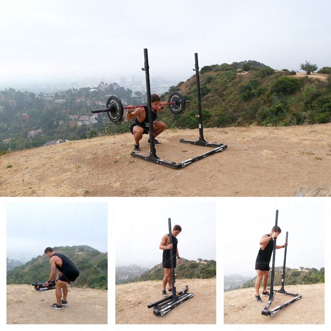 Agile Rear Rack Verse® Agile Rack — Folding and Portable – Verse Fitness