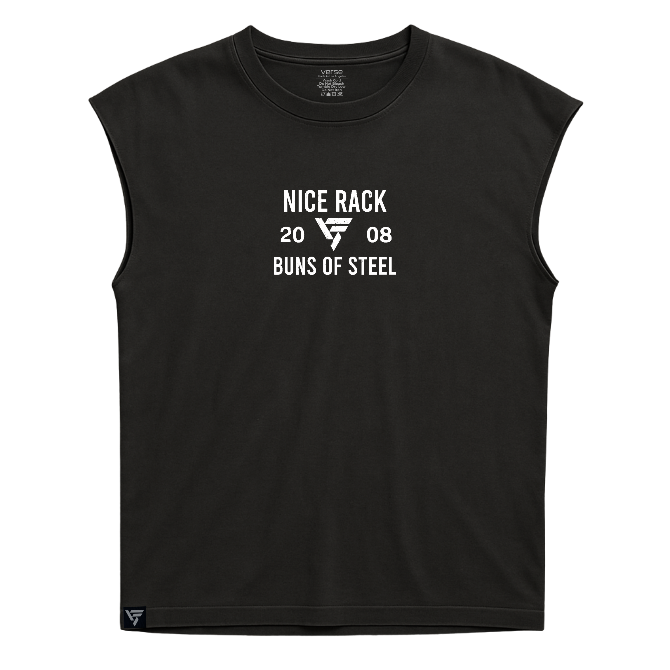 Never Stop - Premium Heavyweight Sleeveless Tee