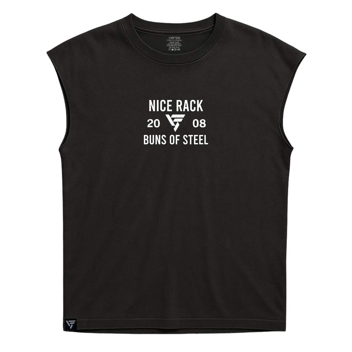 Never Stop - Premium Heavyweight Sleeveless Tee