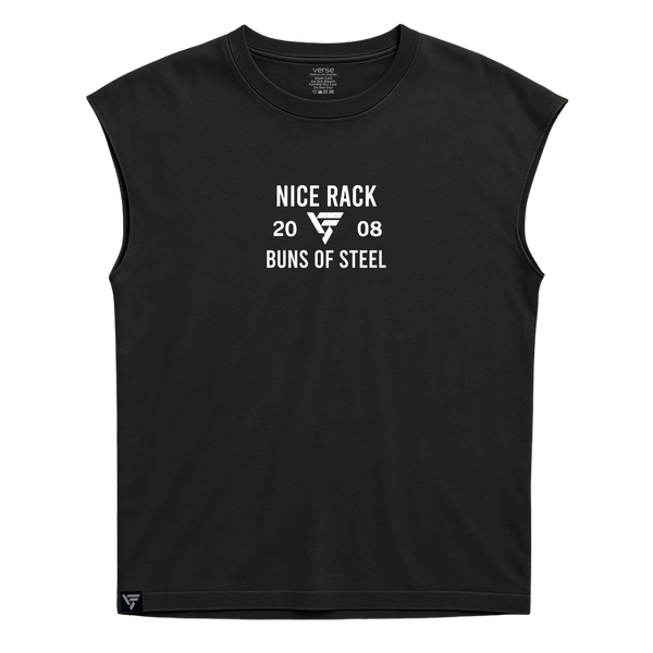Never Stop - Premium Heavyweight Sleeveless Tee
