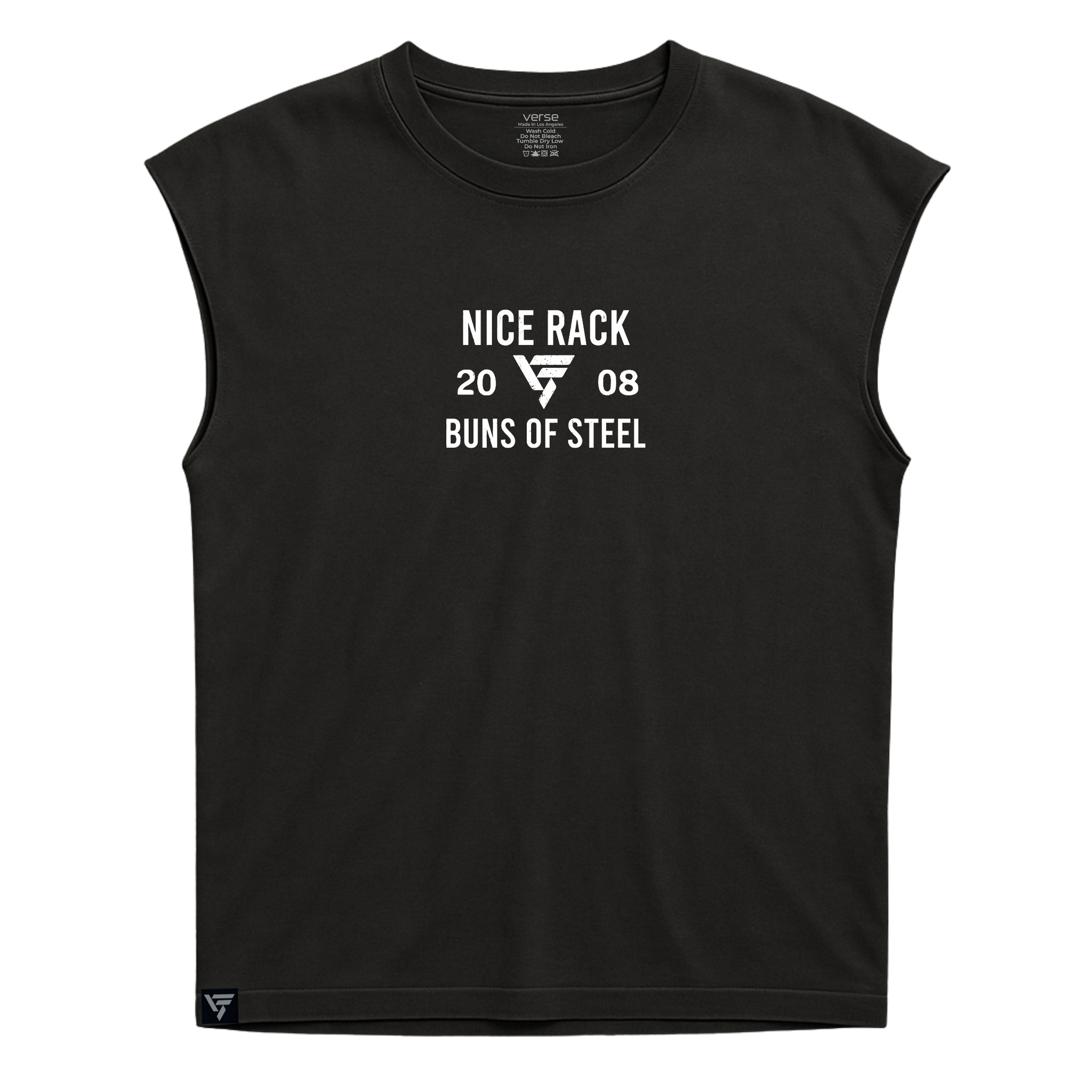 Never Stop - Premium Heavyweight Sleeveless Tee