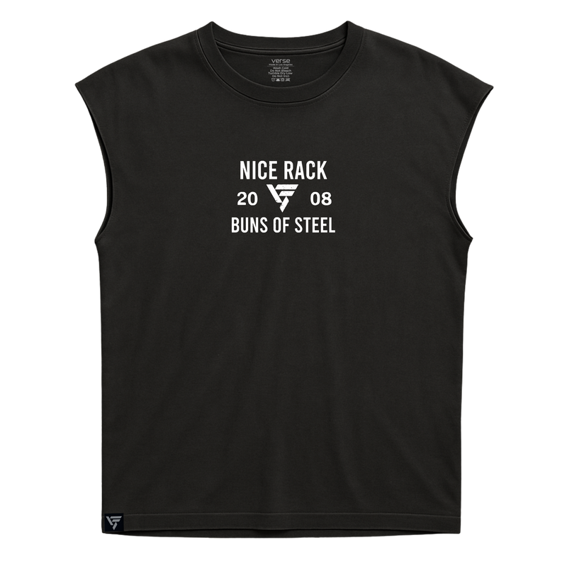 Never Stop - Premium Heavyweight Sleeveless Tee