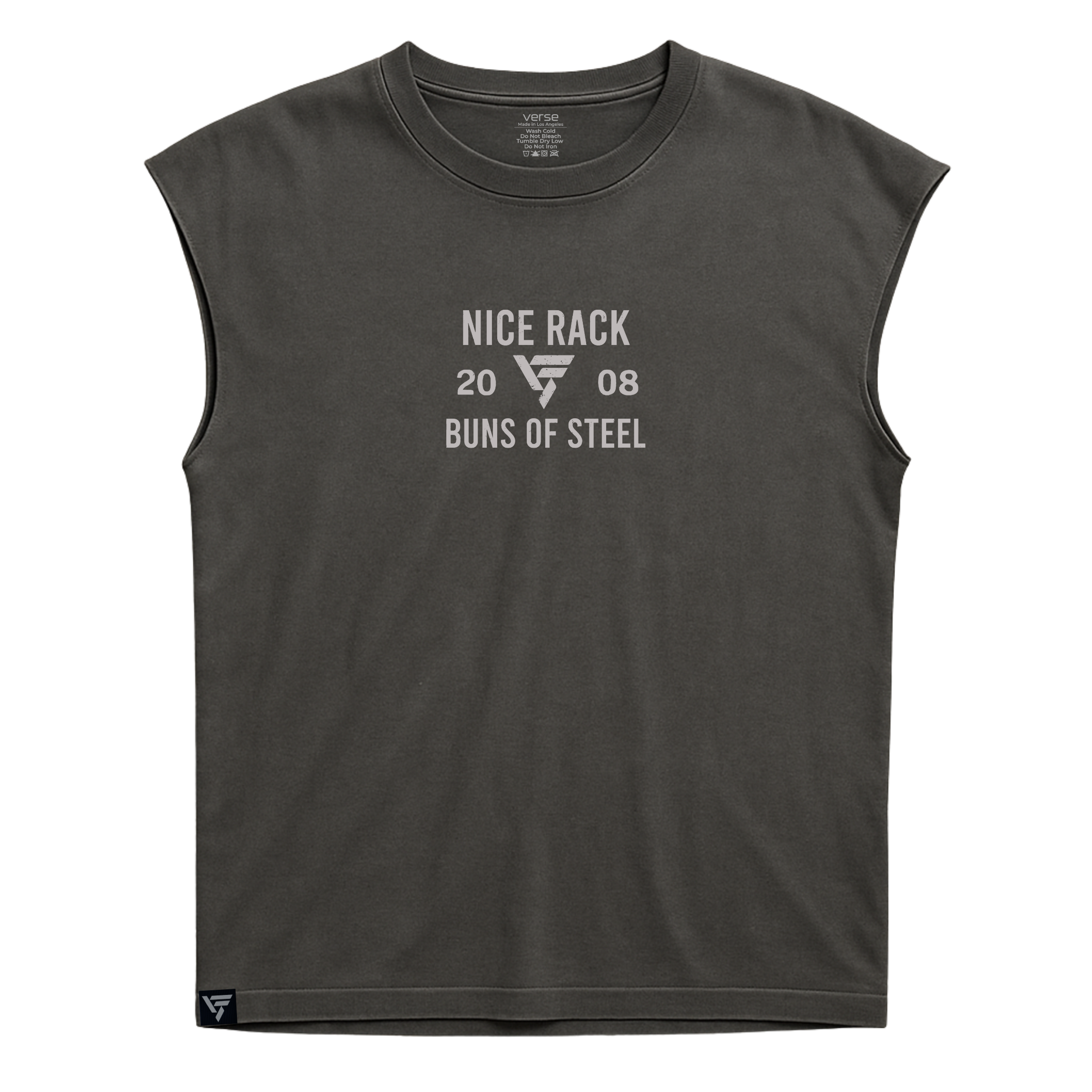 Never Stop - Premium Heavyweight Sleeveless Tee