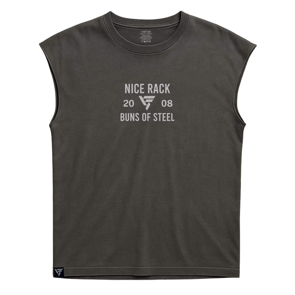 Never Stop - Premium Heavyweight Sleeveless Tee