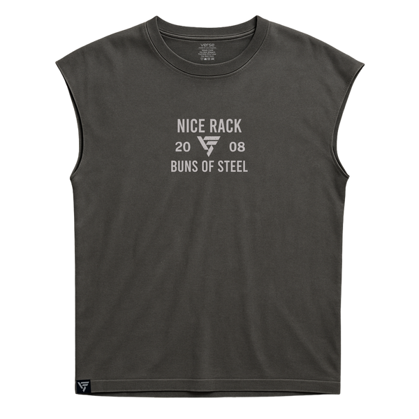 Never Stop - Premium Heavyweight Sleeveless Tee