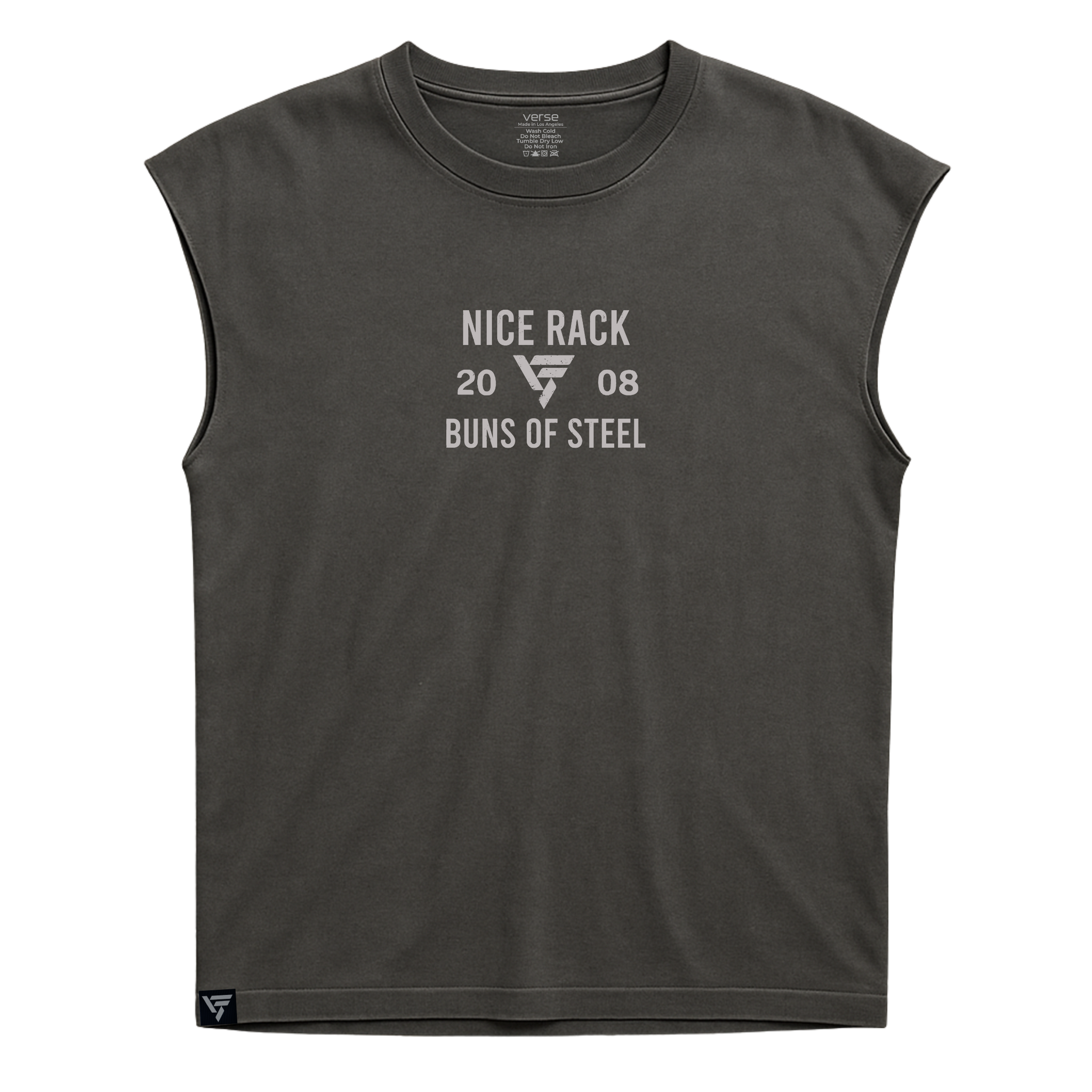 Never Stop - Premium Heavyweight Sleeveless Tee