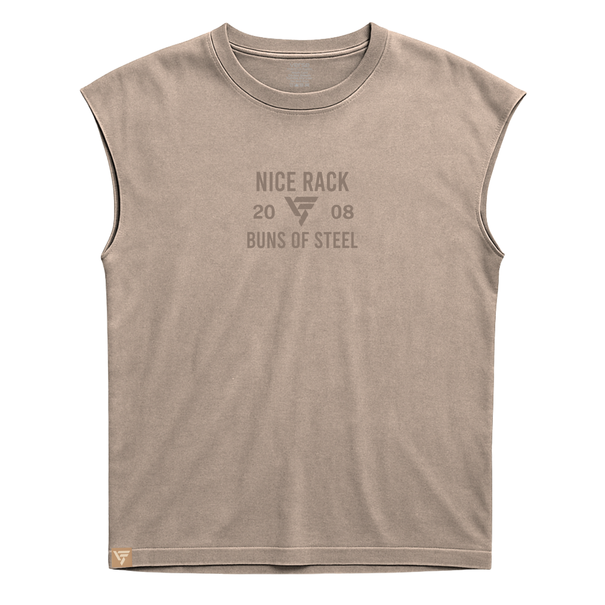 Never Stop - Premium Heavyweight Sleeveless Tee
