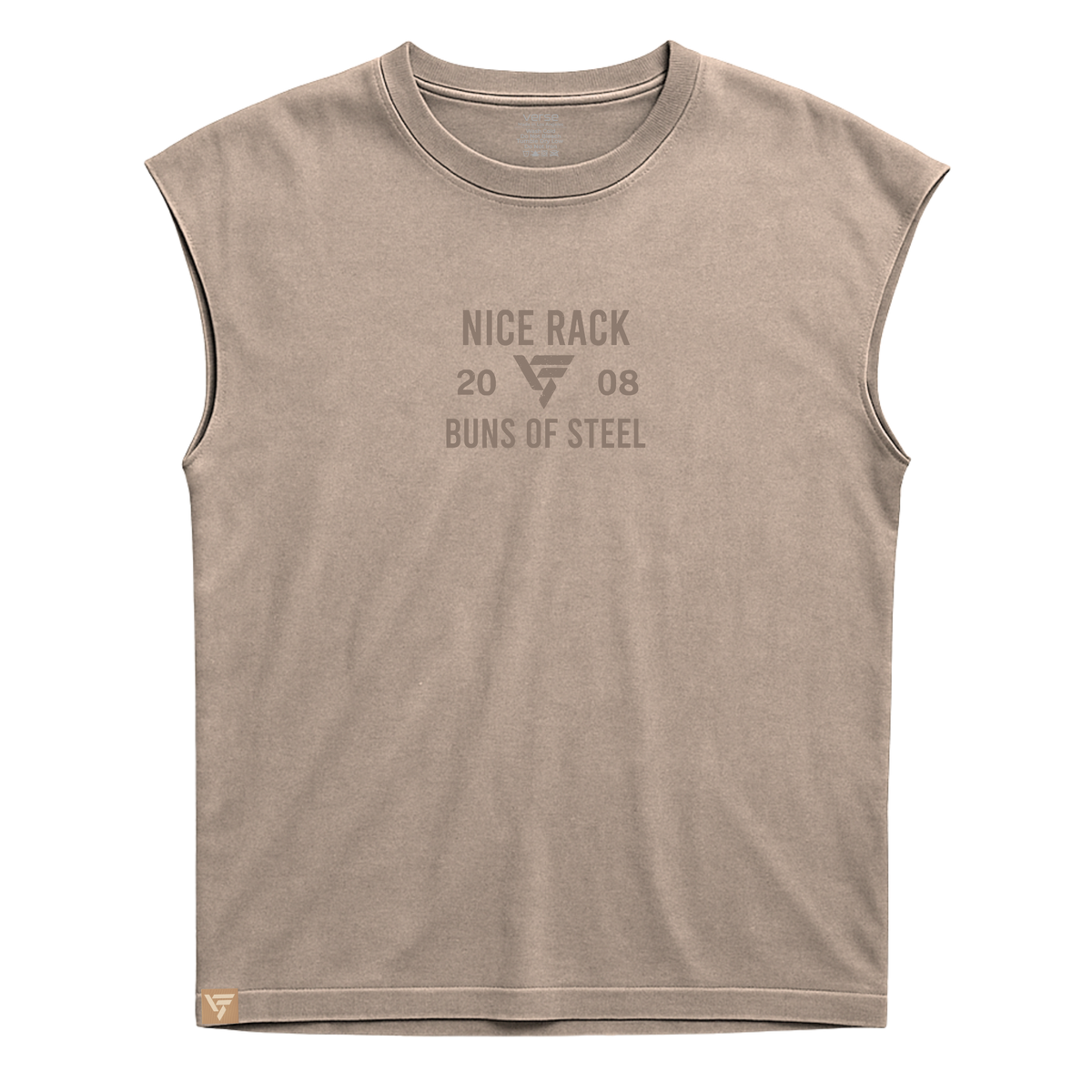 Never Stop - Premium Heavyweight Sleeveless Tee