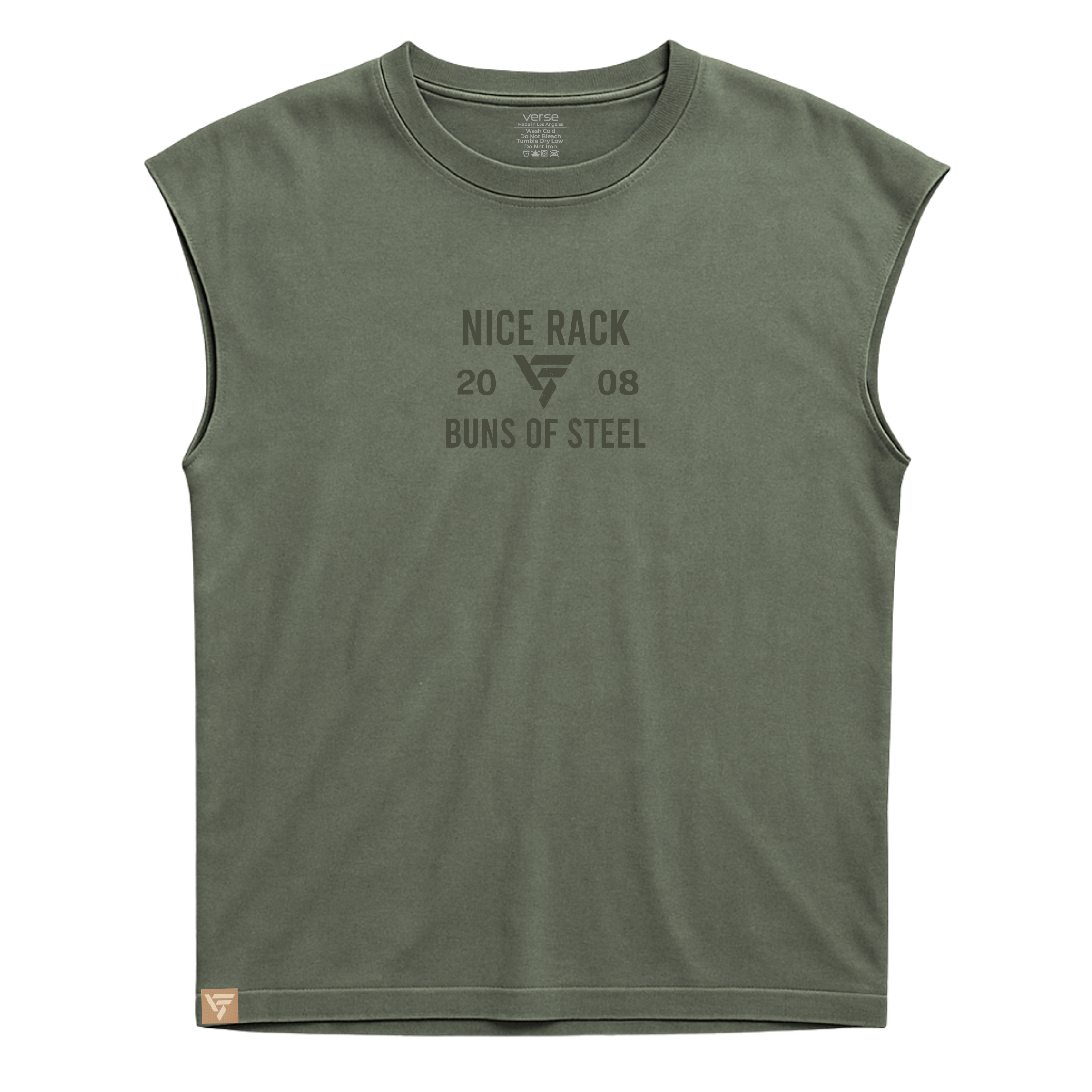 Never Stop - Premium Heavyweight Sleeveless Tee