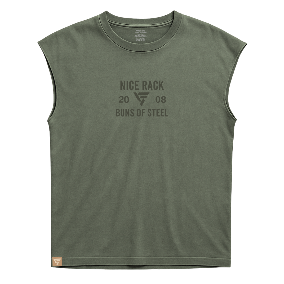 Never Stop - Premium Heavyweight Sleeveless Tee