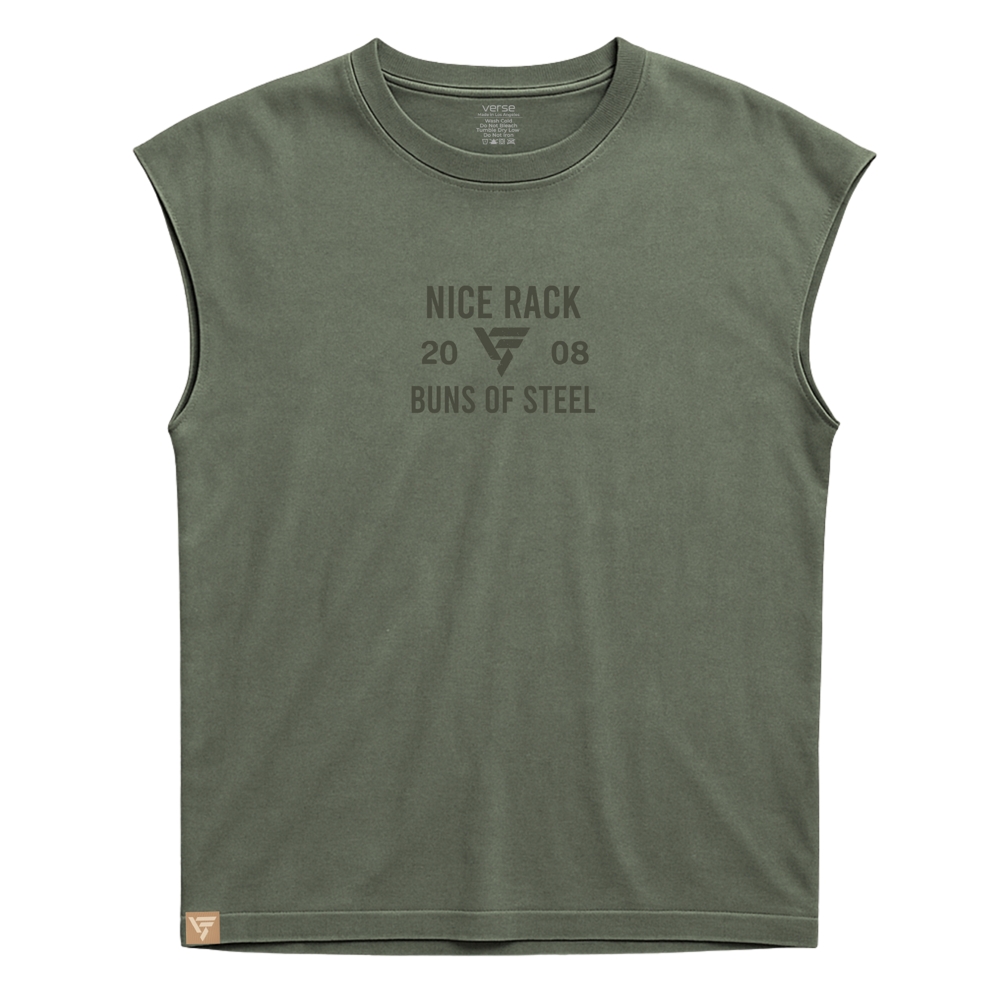 Never Stop - Premium Heavyweight Sleeveless Tee