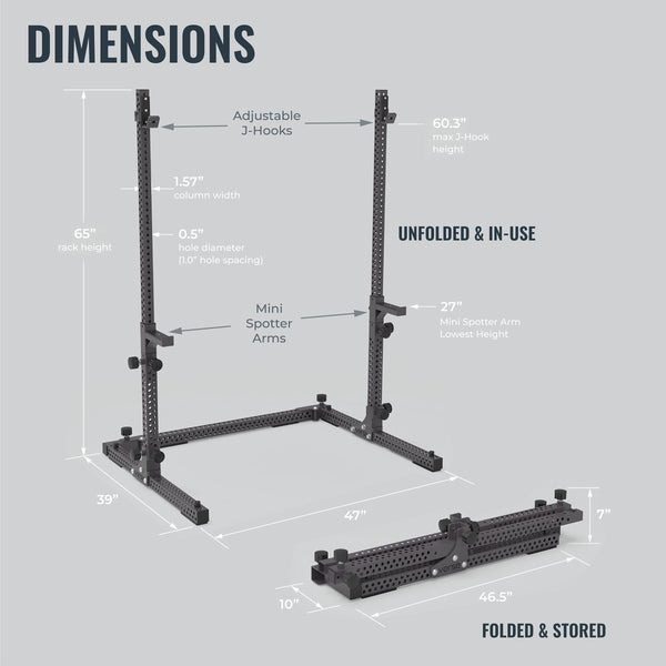 Verse® Agile Rack NEO — Ultra-lightweight Portable Squat Rack