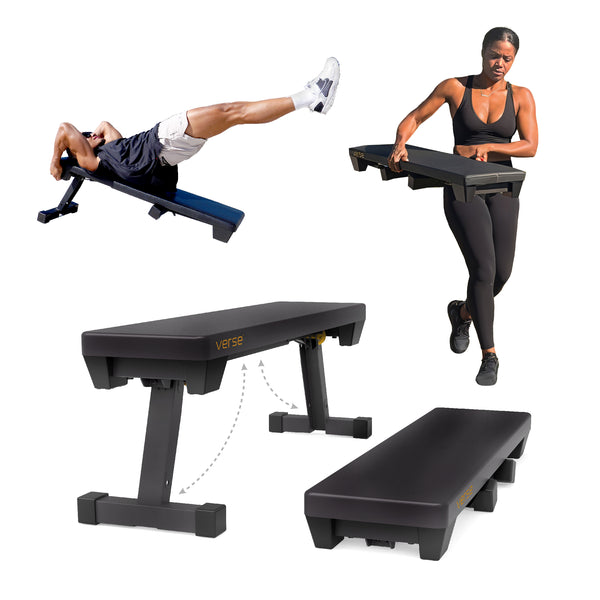 Verse™ Agile Folding Bench — Compact & Portable