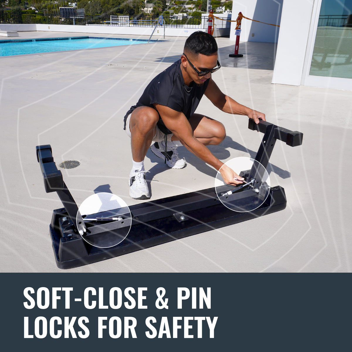 Verse® Agile Folding Bench — Compact & Portable