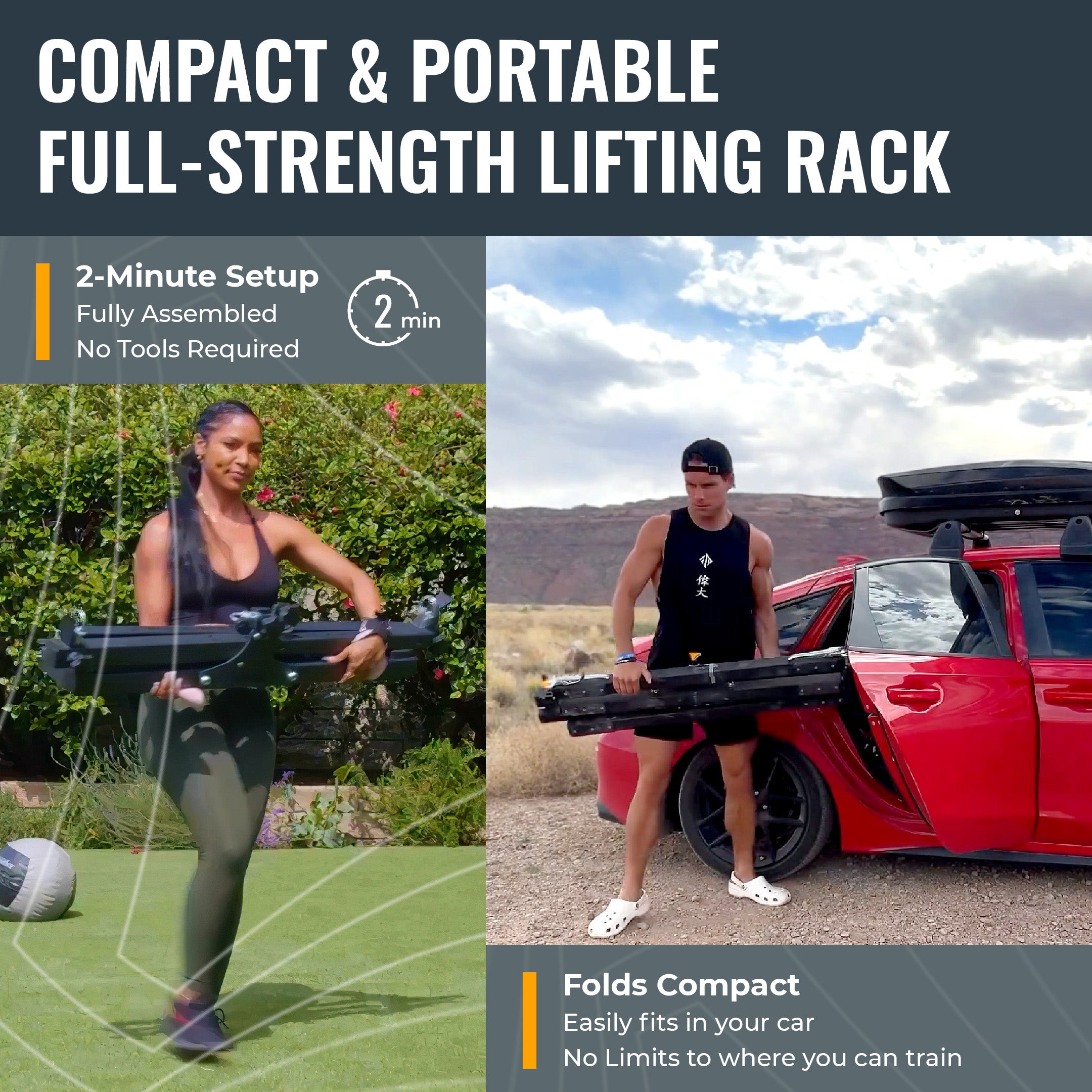 Verse™ Agile Rack — Folding and Portable - Verse Fitness