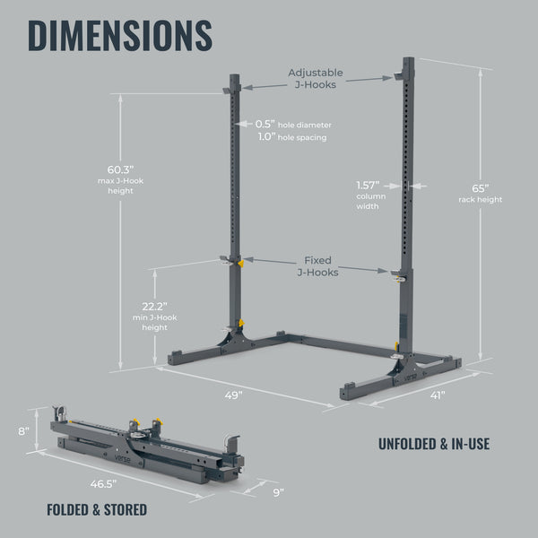 Agile Rear Rack Verse® Agile Rack — Folding and Portable – Verse Fitness